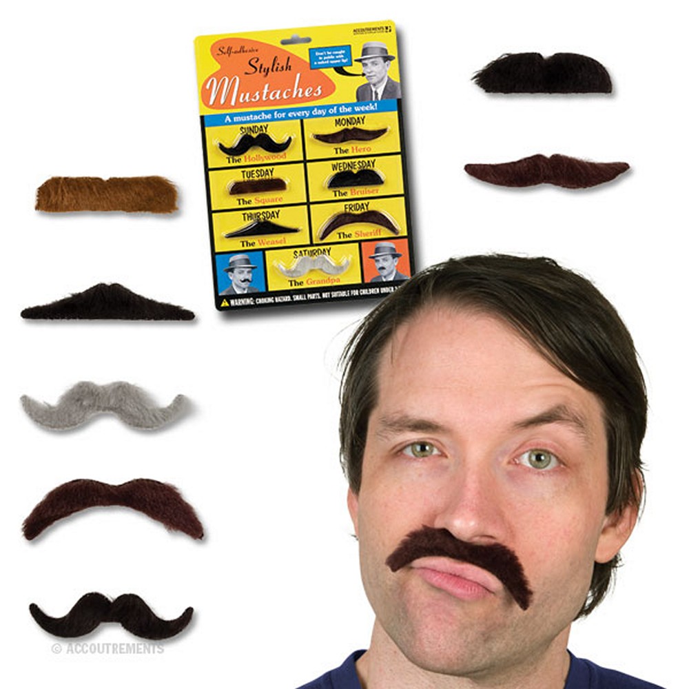 Stylish Mustaches - 7 Pack