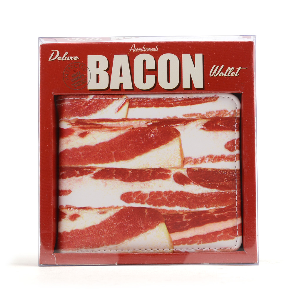 Bacon Faux Leather Wallet
