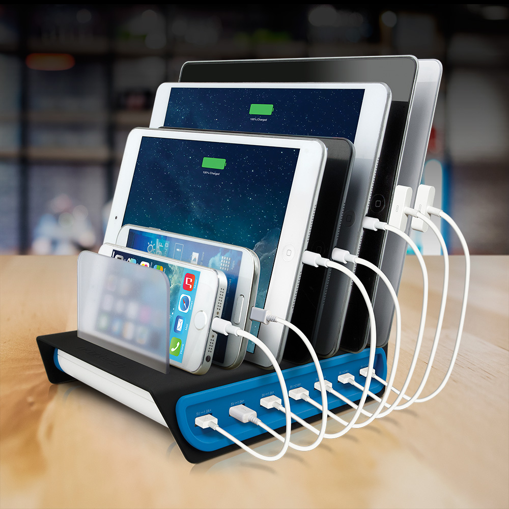 Naztech Power Hub 7 Multi-Charger Dock with 7 USB Ports 70W/14A