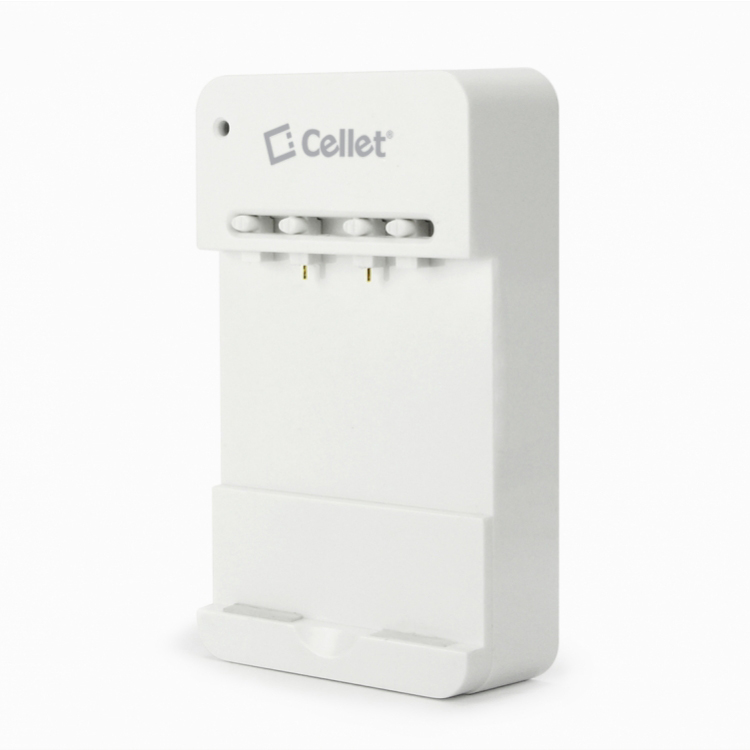 Cellet White Multipurpose Battery Charger for Motorola, HTC, Samsung & Other Smartphones