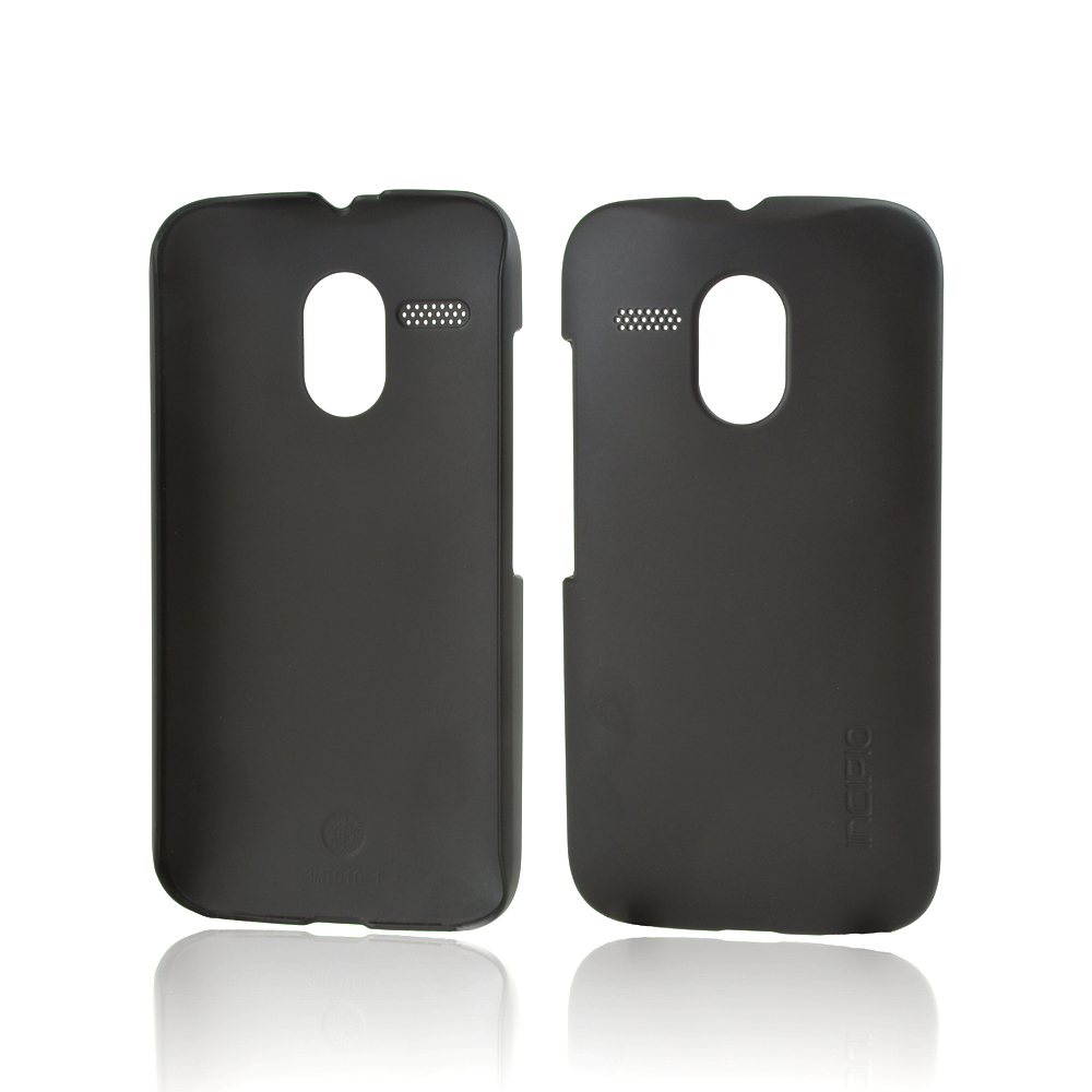 Incipio Black Feather Series Rubberized Hard Case for Motorola Moto G - MT-333-BLK