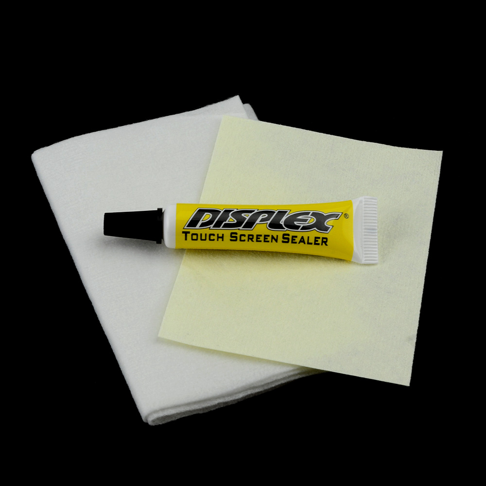 Displex Sealer Super Glide Residue Remover for Touch Screens w/ Microfiber Cloth