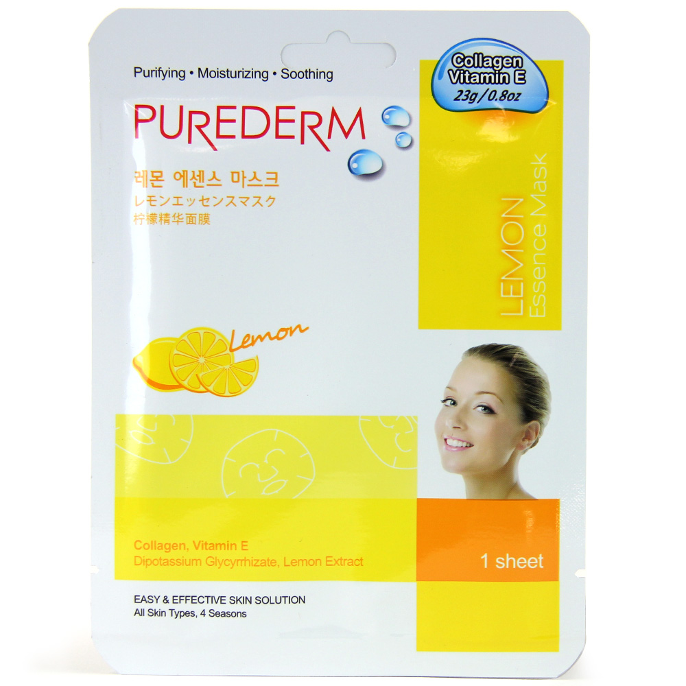 Purederm Essence Mask - Lemon