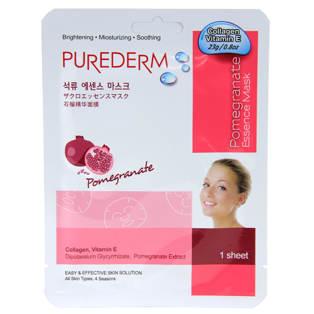Purederm Essence Mask - Pomegranate