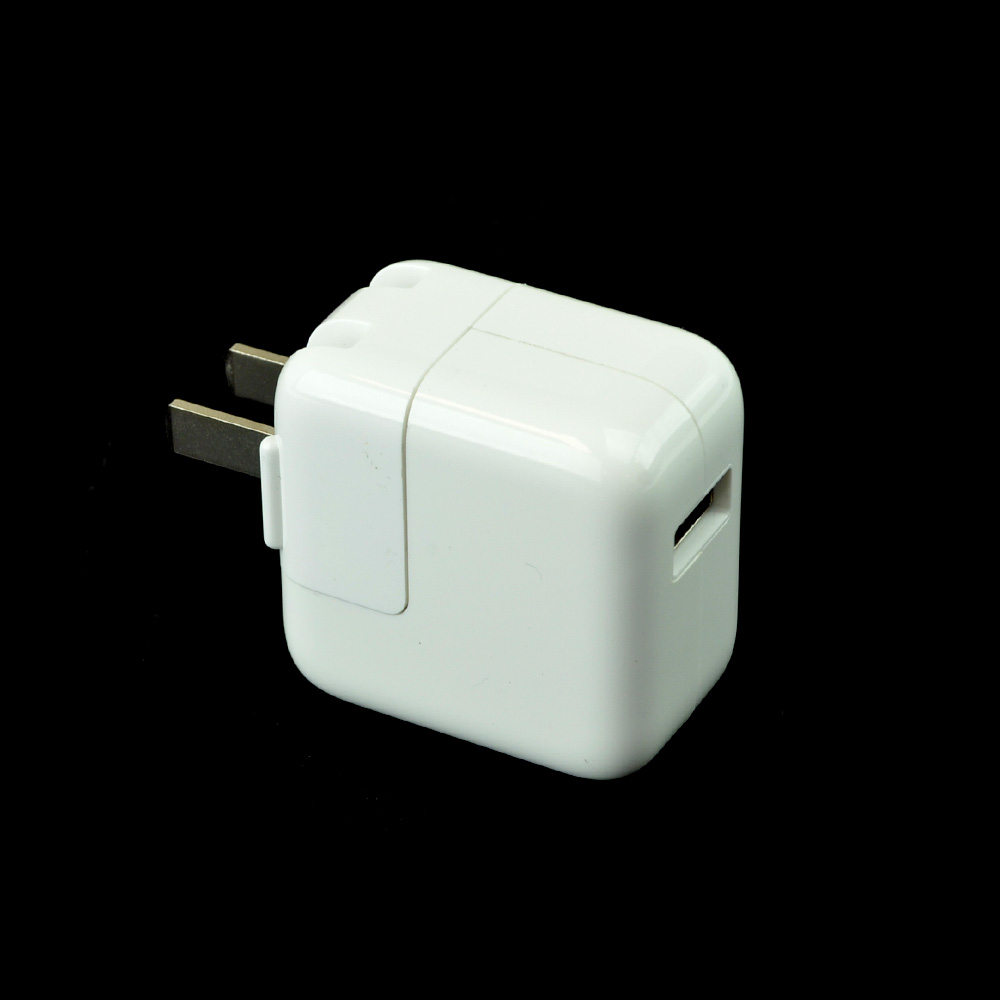 OEM Apple 10W USB Wall Charger Power Adapter, A1357 (2100 mAh) - White (Works w/ iPad Air!)