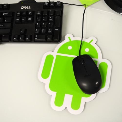 Original Android Foundry Green/White Plastic Surface Mouse Pad