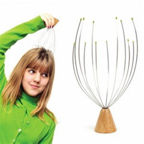 Kikkerland Standing Head Massager - Relieve Stress!