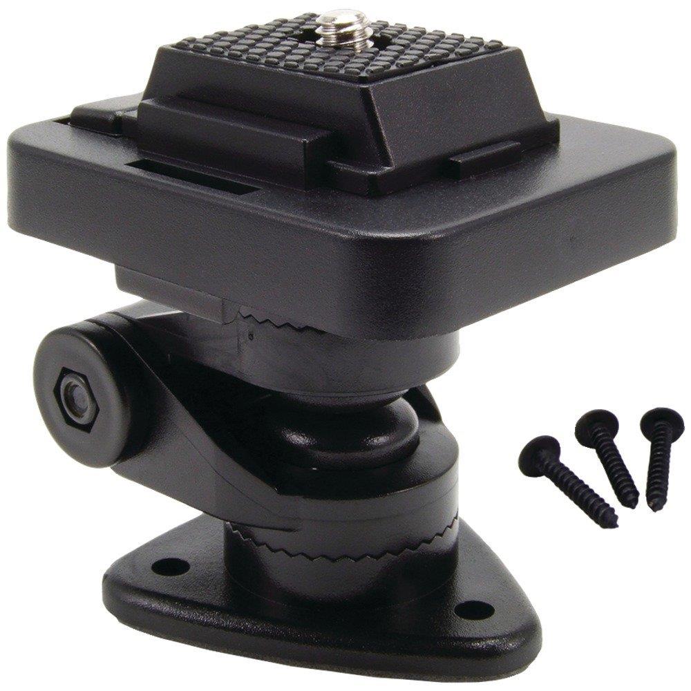Arkon Black 1" Multi Angle Adhesive Dashboard Mount for Cameras