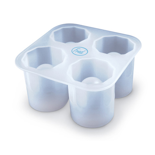 Fred & Friends Cool Shooters Silicone Ice Cube Tray - The Fill And Chill Shot Glass Mold