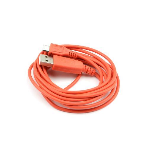 Outrageous Orange 6 ft. Micro USB to USB Charge & Sync Data Cable