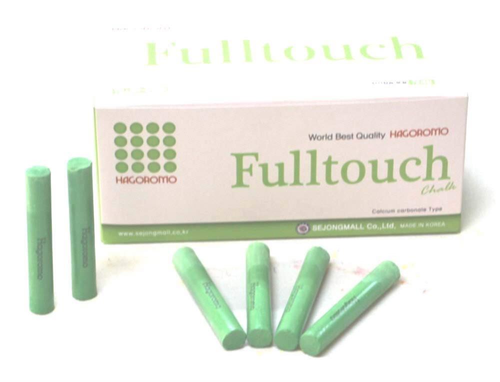 Hagoromo Fulltouch Chalk 1Box (72pcs) Yellow Green