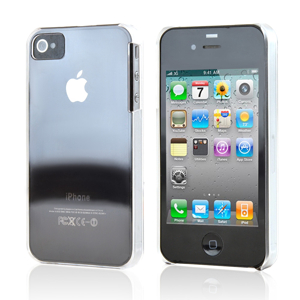 Apple iPhone 4/4S Ultra Thin Durable Hard Back Cover Only - Transparent Clear - XXIP4