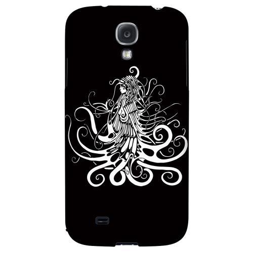 White Medusa on Black - Geeks Designer Line Tattoo Series Hard Back Case for Samsung Galaxy S4 White Medusa on Black - Geeks Designer Line Tattoo Series Hard Back Case for Samsung Galaxy S4