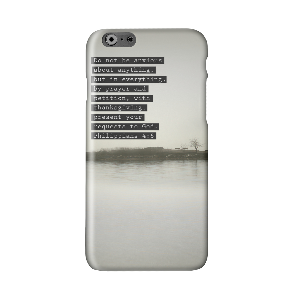 Geeks Designer Line (GDL) Apple iPhone 6 Matte Hard Back Cover - Philippians 4:6 Geeks Designer Line (GDL) Apple iPhone 6 Matte Hard Back Cover - Philippians 4:6