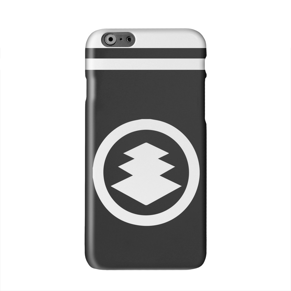 Geeks Designer Line (GDL) Apple iPhone 6 Matte Hard Back Cover - White Hishi Kamon w/ Stripe Geeks Designer Line (GDL) Apple iPhone 6 Matte Hard Back Cover - White Hishi Kamon w/ Stripe