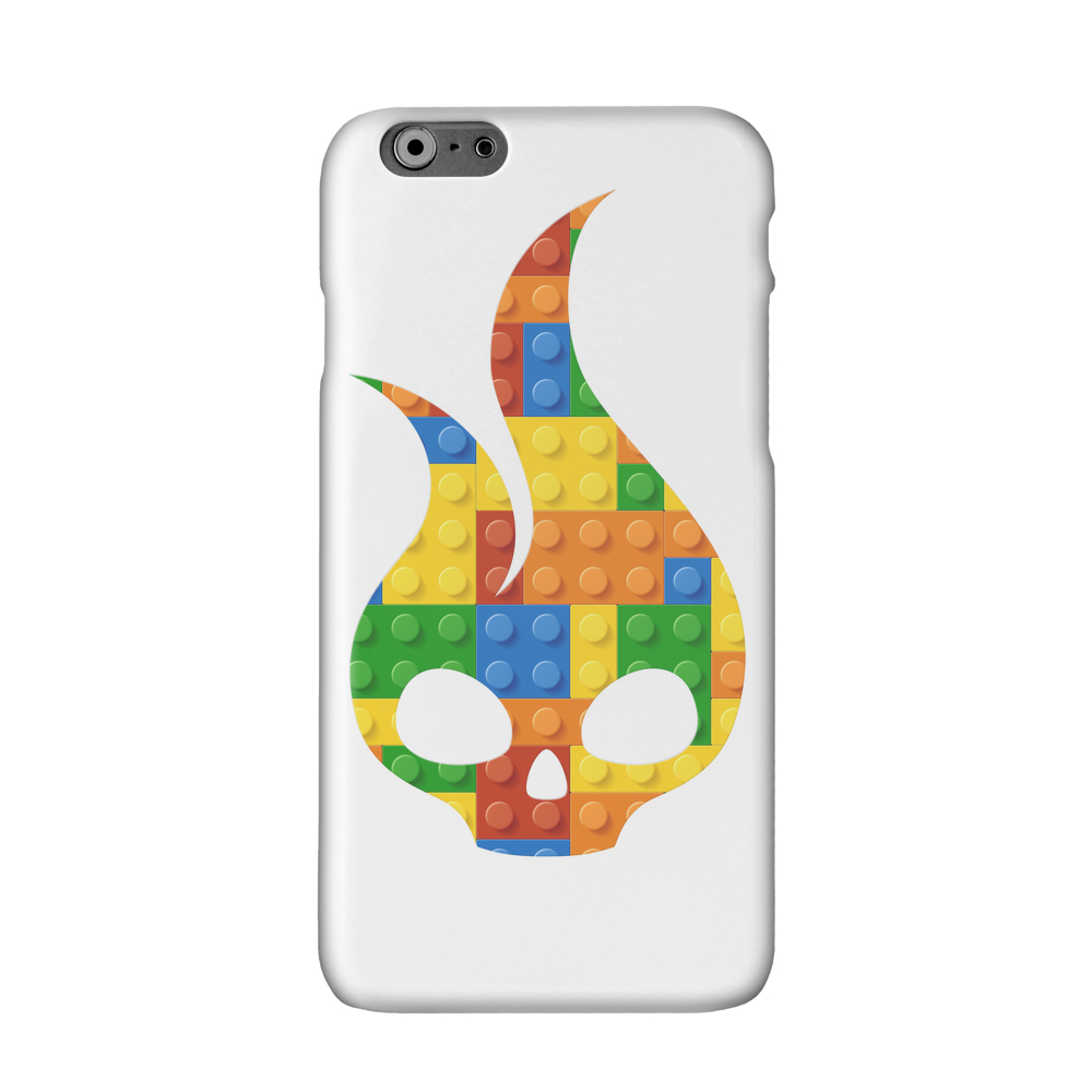 Geeks Designer Line (GDL) Apple iPhone 6 Matte Hard Back Cover - Blocks Flameskull Geeks Designer Line (GDL) Apple iPhone 6 Matte Hard Back Cover - Blocks Flameskull