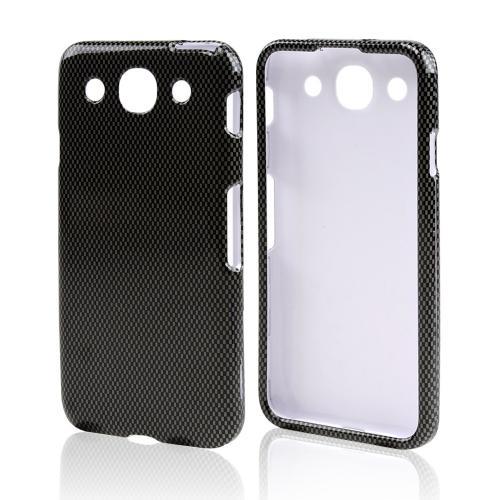 Gray Carbon Fiber Design Hard Case for LG Optimus G Pro
