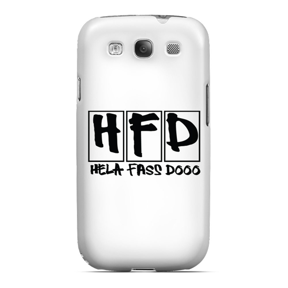 HFD Logo Hard Plastic Case for Samsung Galaxy S3