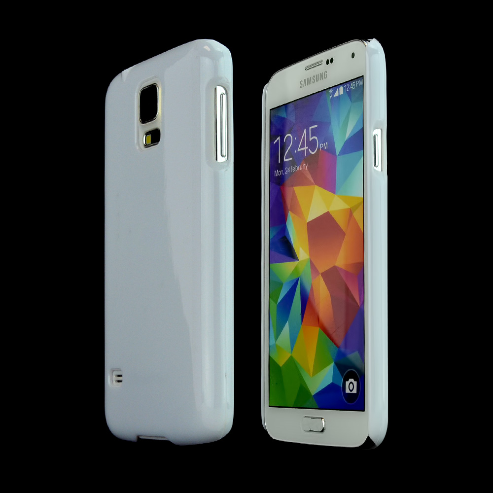 RED SHEILD White Glossy Hard Plastic Case for Samsung Galaxy S5