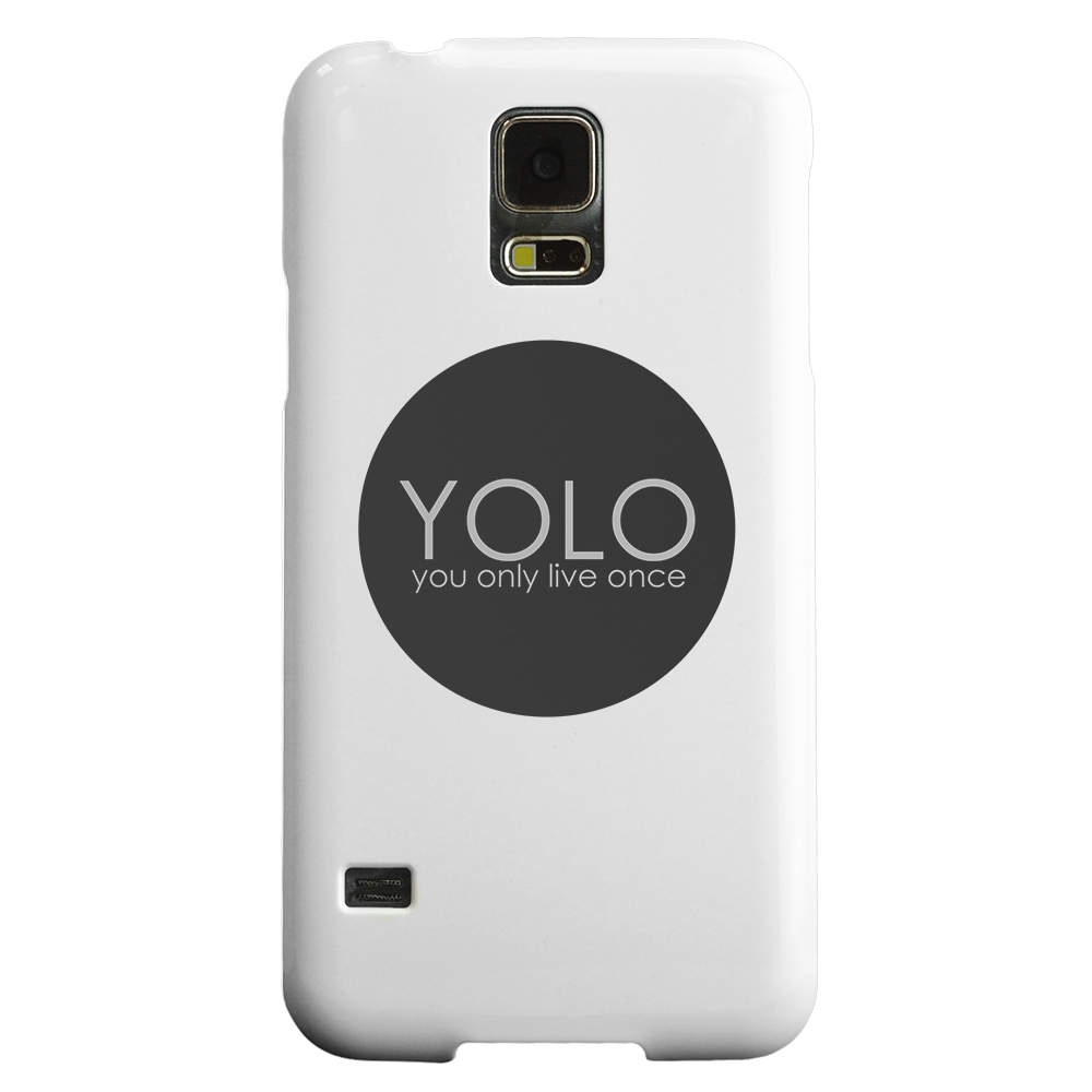 Geeks Designer Line (GDL) Samsung Galaxy S5 Matte Hard Back Cover - YOLO Circle Geeks Designer Line (GDL) Samsung Galaxy S5 Matte Hard Back Cover - YOLO Circle