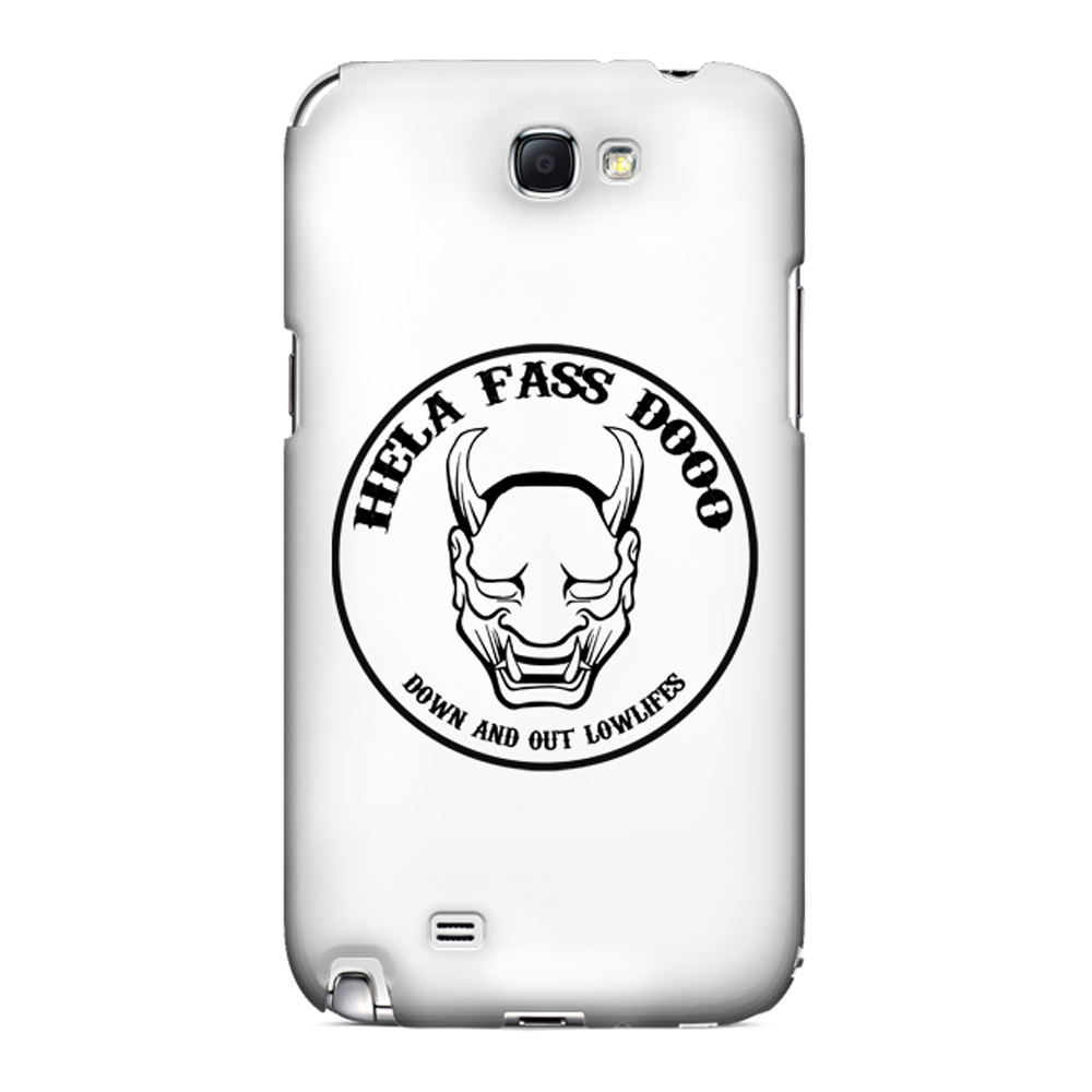 HFD Down & Out Hard Plastic Case for Samsung Galaxy Note 2