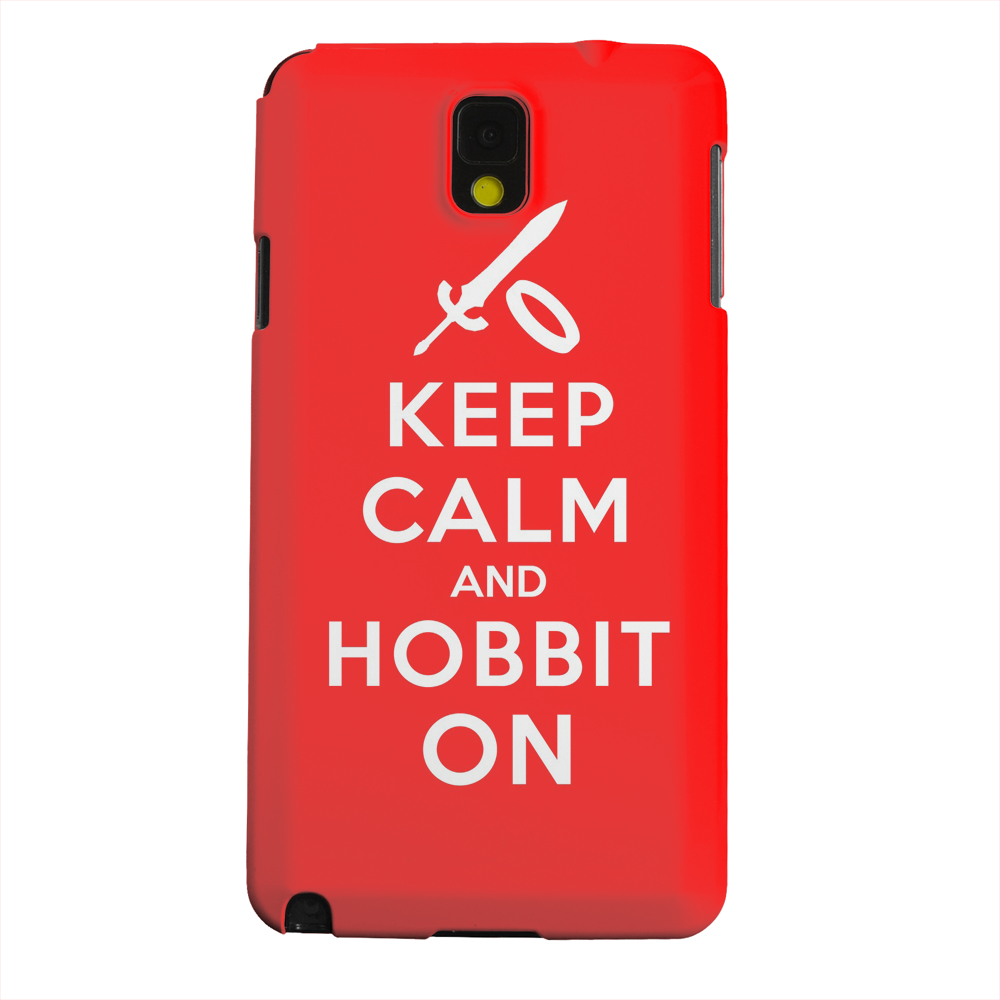 Geeks Designer Line (GDL) Samsung Galaxy Note 3 Matte Hard Back Cover - Red Hobbit On Geeks Designer Line (GDL) Samsung Galaxy Note 3 Matte Hard Back Cover - Red Hobbit On