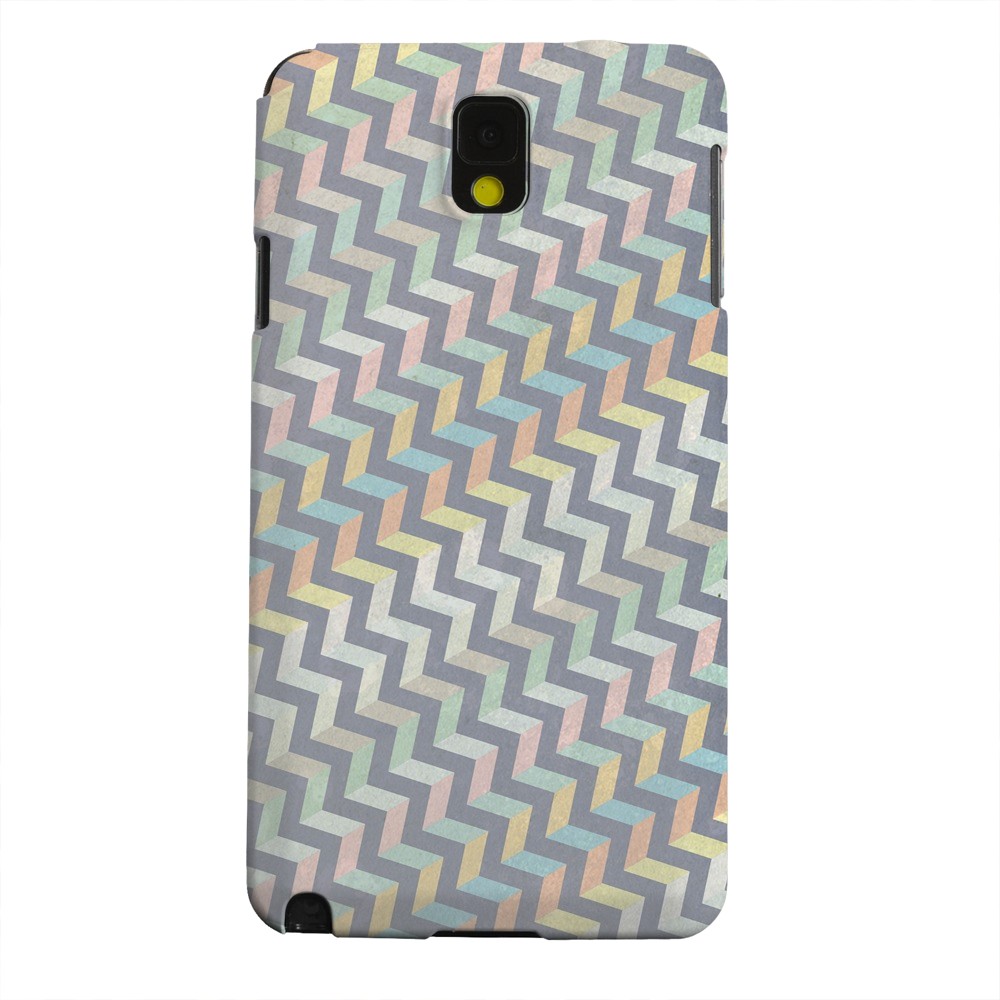 Geeks Designer Line (GDL) Samsung Galaxy Note 3 Matte Hard Back Cover - Grungy Pastel Steps Geeks Designer Line (GDL) Samsung Galaxy Note 3 Matte Hard Back Cover - Grungy Pastel Steps
