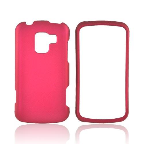 LG Enlighten VS700 Rubberized Hard Case - Rose Pink
