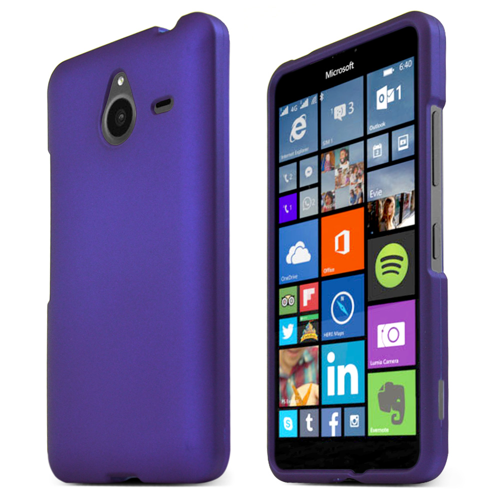 Nokia Lumia 640 XL Case, PURPLE Slim & Protective Rubberized Matte Hard Plastic Case Nokia Lumia 640 XL Case, PURPLE Slim & Protective Rubberized Matte Hard Plastic Case