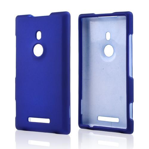 Blue Rubberized Hard Case for Nokia Lumia 925
