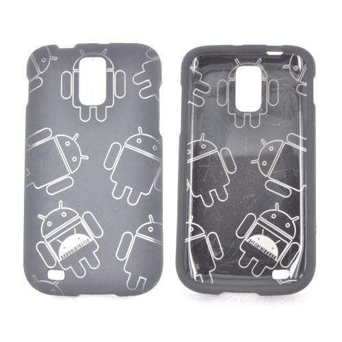 T-Mobile Samsung Galaxy S2 Rubberized Androitastic Hard Case - Black