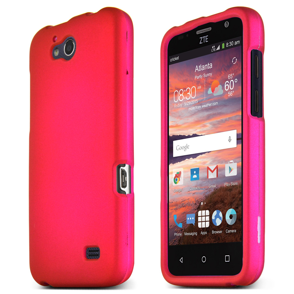 ZTE Overture 2 Case, Rose Pink Slim & Protective Rubberized Matte Hard Plastic Case ZTE Overture 2 Case, Rose Pink Slim & Protective Rubberized Matte Hard Plastic Case