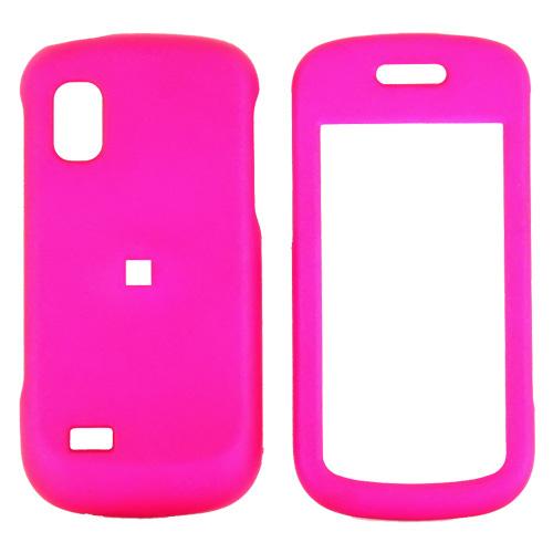 Samsung Solstice A887 Rubberized Hard Case - Hot Pink