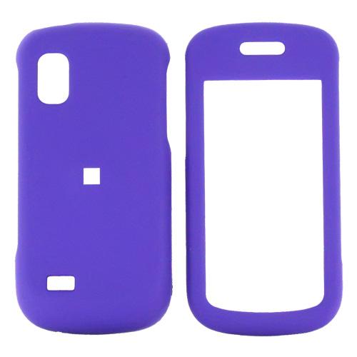 Samsung Solstice A887 Rubberized Hard Case - Purple