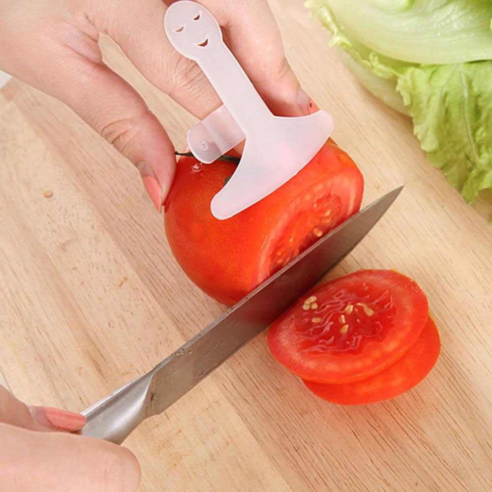 Clear Plastic Finger Guard - Protect Your Finger While Cooking!