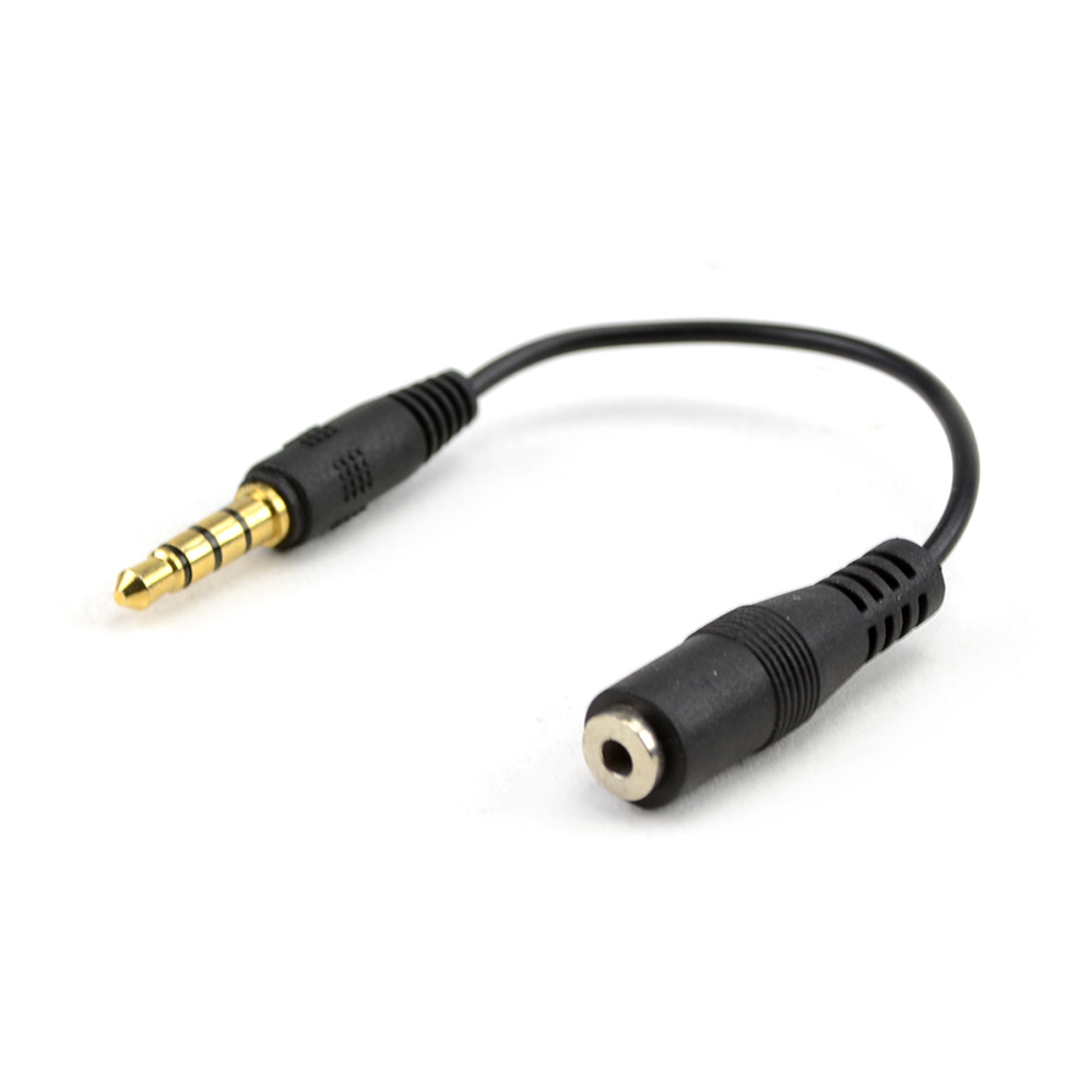 2.5mm (female) to 3.5mm (male) Headset Audio Adapter
