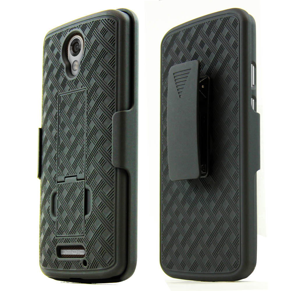 Motorola Droid Turbo 2 Holster Case, REDShield [Black] Supreme Protection  Slim Matte Rubberized