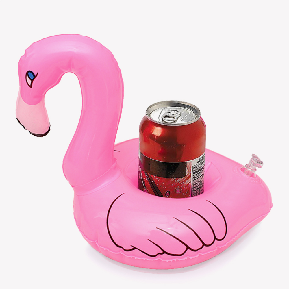 Pink Flamingo Inflatable Drink Holder