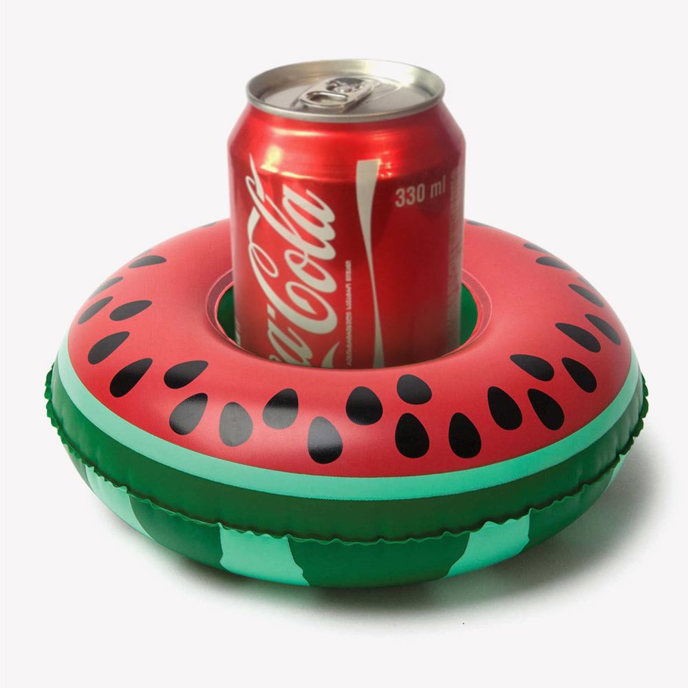 Watermelon Inflatable Pool Float and Pool Toy Drink Holder