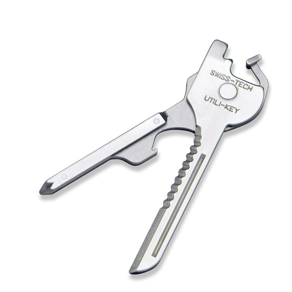 Swiss+Tech Steel Multi-Function 6 in 1 Tool Mini Key