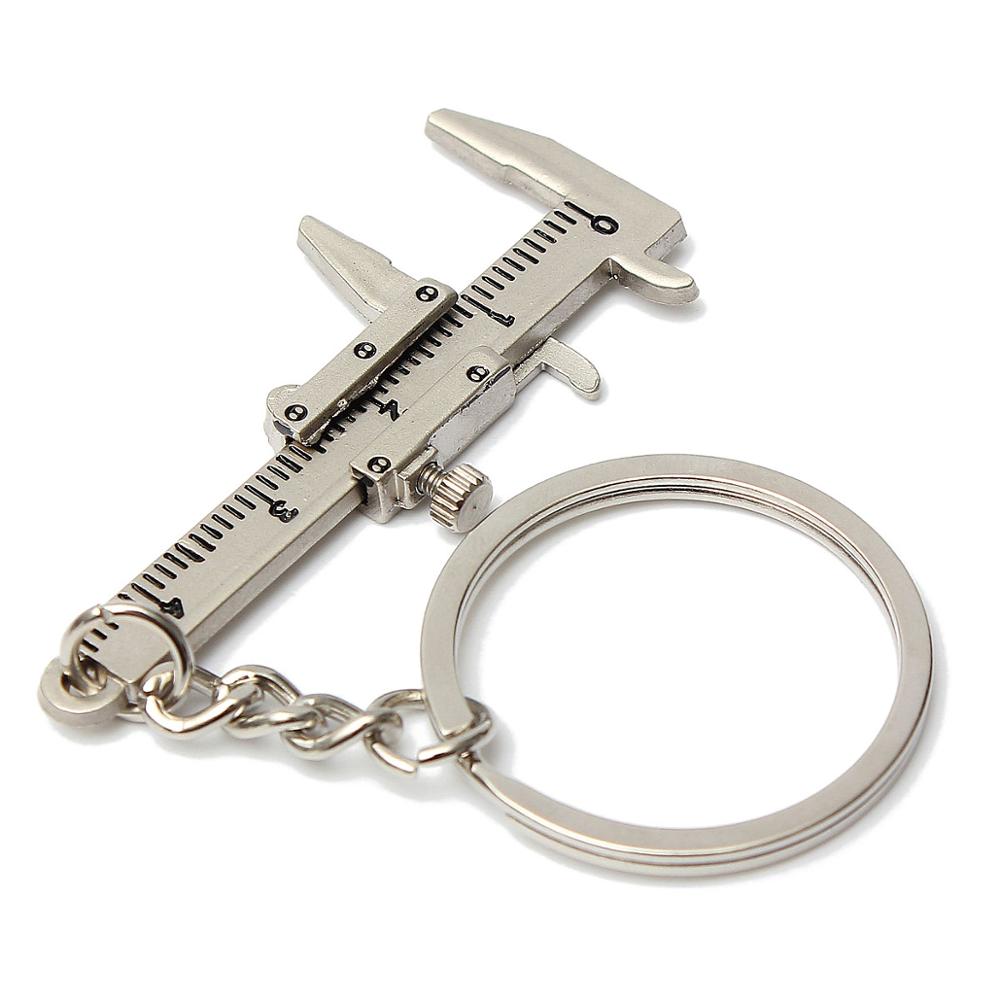 Key Chain, Mini Key Chain Tool - Movable Vernier Caliper Ruler