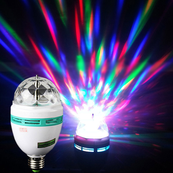 LED Colorful Rotating Disco Lamp Light - Bring the Party with you!