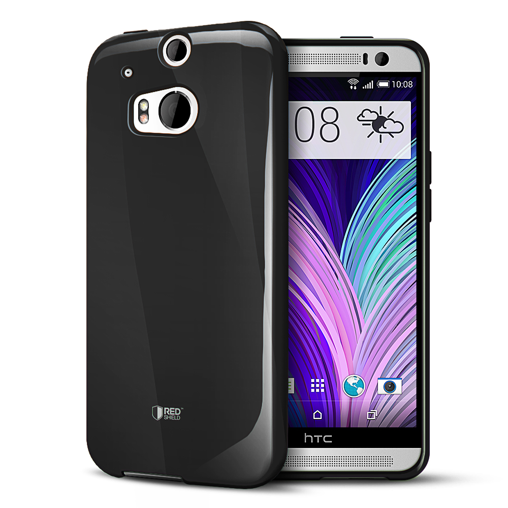 Black Crystal Silicone TPU Flexible Skin Case w/ Free Screen Protector for HTC One (M8) Black Crystal Silicone TPU Flexible Skin Case w/ Free Screen Protector for HTC One (M8)