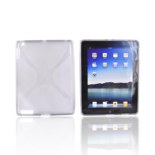 Apple iPad 2/3/4 Crystal Silicone Case - X Smoke