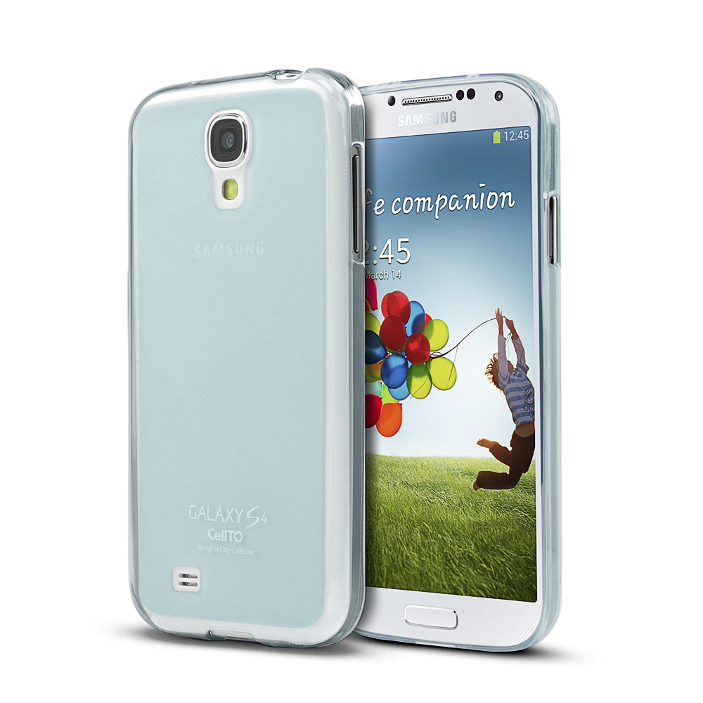 Baby Blue/ Frosted Matte Crystal Silicone Skin Case for Samsung Galaxy S4