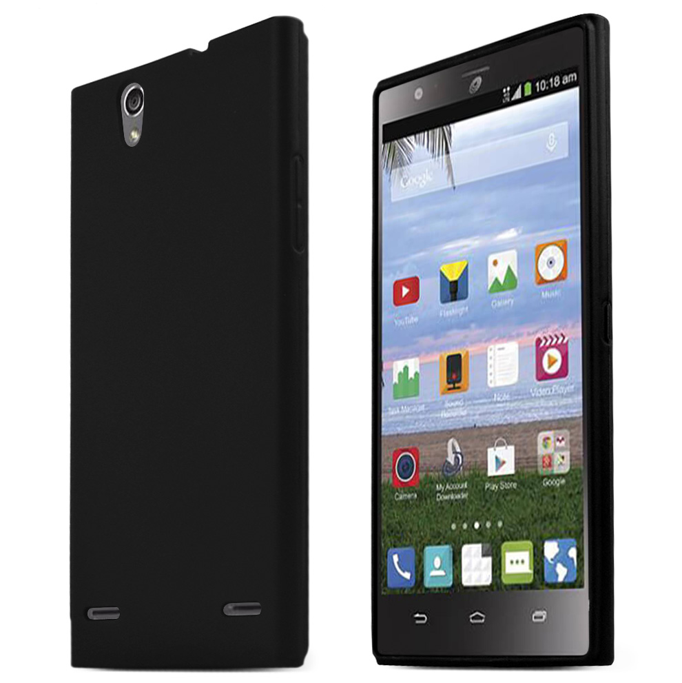 ZTE Lever Z936L Case, BLACK Slim & Flexible Crystal Silicone TPU Protective Case ZTE Lever Z936L Case, BLACK Slim & Flexible Crystal Silicone TPU Protective Case