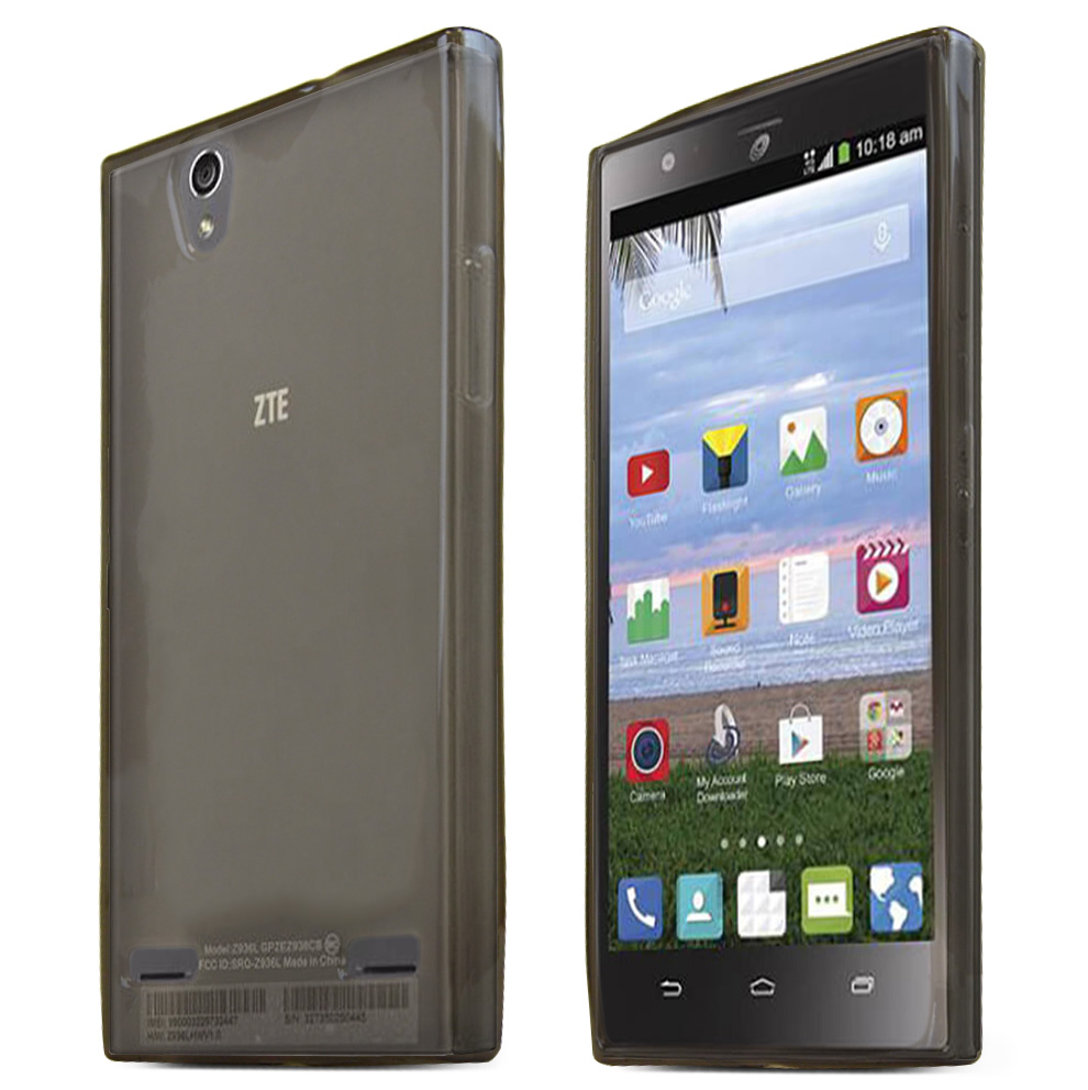 ZTE Lever Z936L Case, SMOKE Slim & Flexible Crystal Silicone TPU Protective Case ZTE Lever Z936L Case, SMOKE Slim & Flexible Crystal Silicone TPU Protective Case