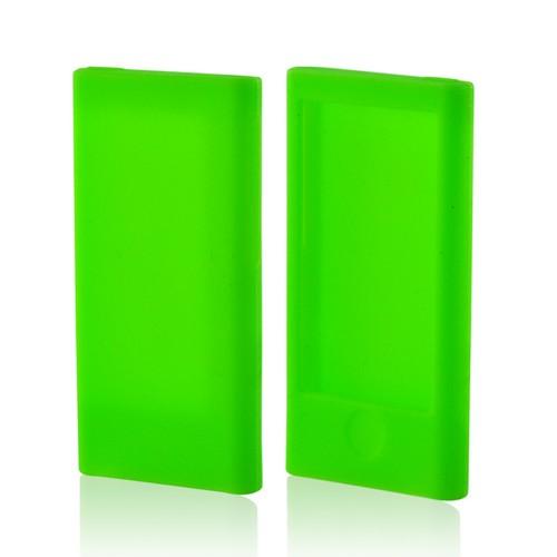 Made for Apple iPod Nano 7 Neon Green Silicone Case by Redshield