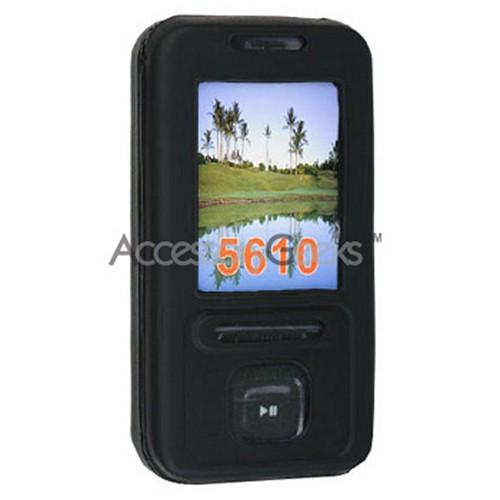 Nokia Xpressmusic Silicone Case, Rubber Skin - Black