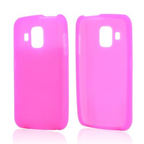 Hot Pink Silicone Case for Pantech Perception